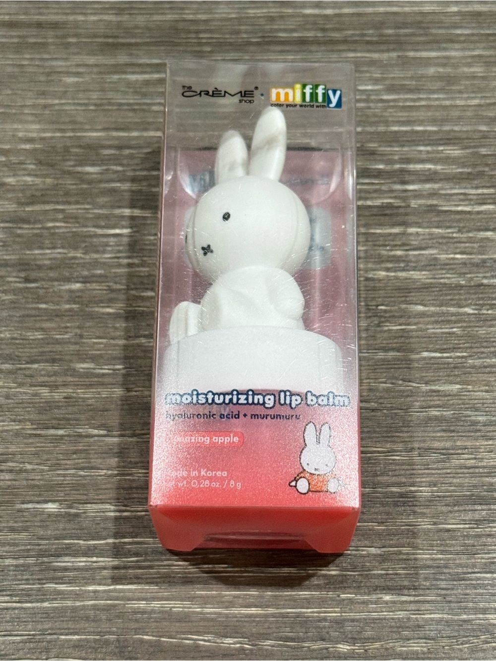 New The screen Shop miffy White Bunny Moisturizing Lip Balm amazing Apple